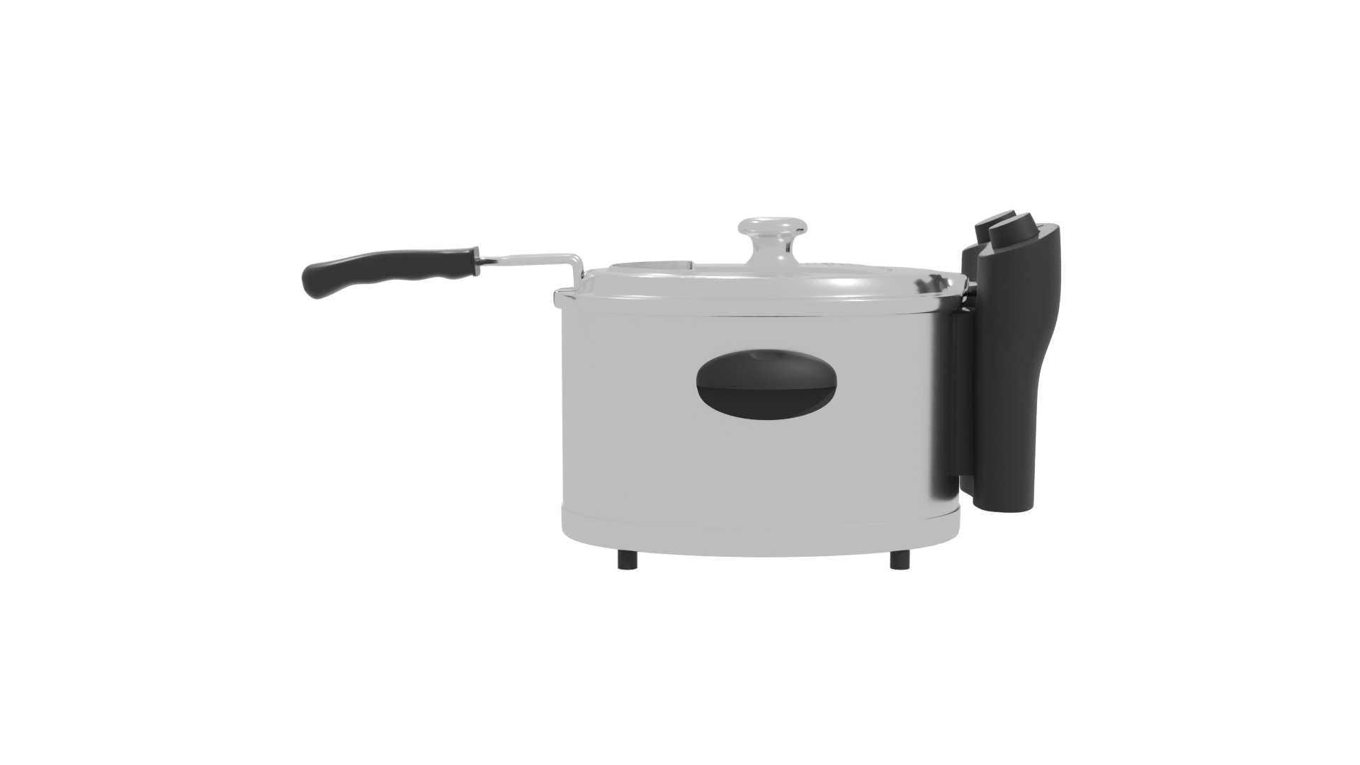 Stylish Electric Cooking Pot Model - Professional 3D Model Render 11