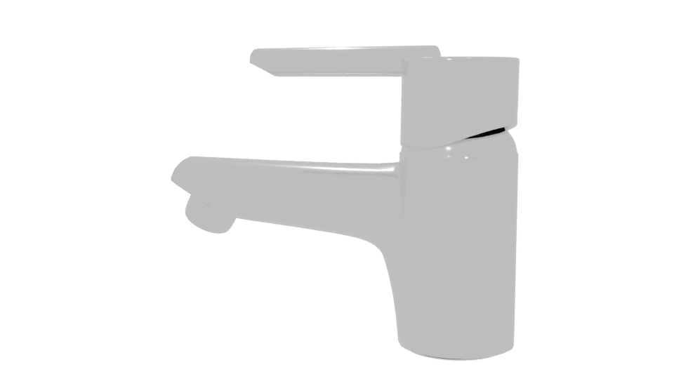 Sleek Modern Kitchen Faucet 3D Model - Professional 3D Model Render 6