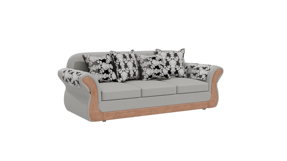 Sofa Irlanda 3-Cuerpos Model 3D - Professional 3D Model Render 10