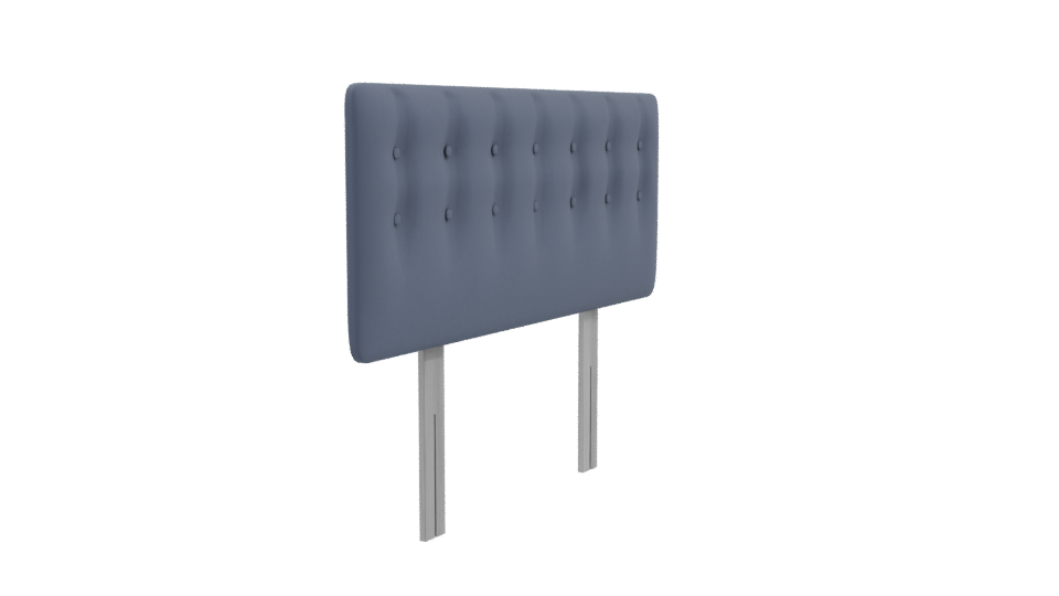 Stylish Fabric Bed Headboard 3D - Professional 3D Model Render 9