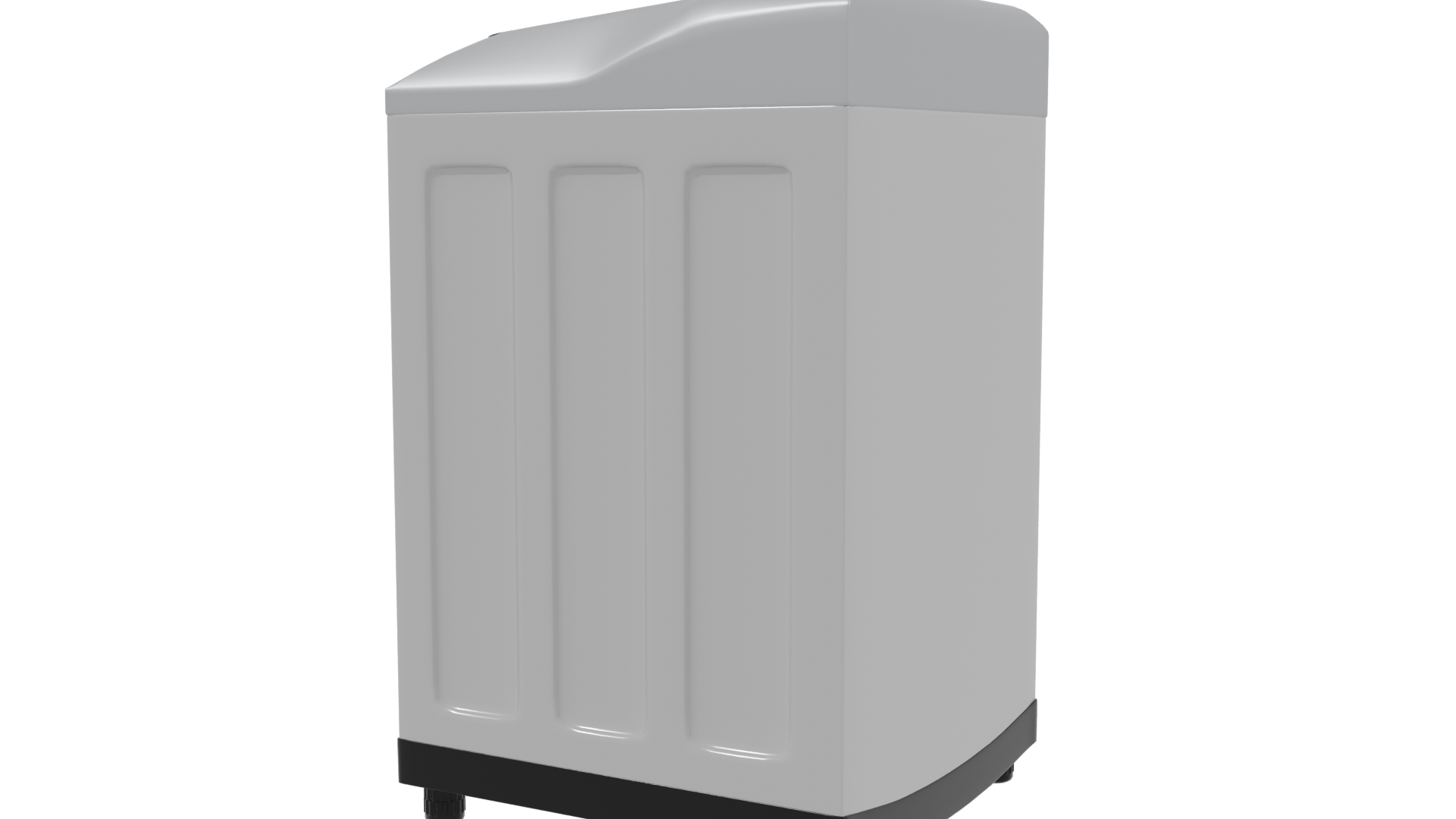 Stylish Top-Loading Washing Machine - Professional 3D Model Render 3