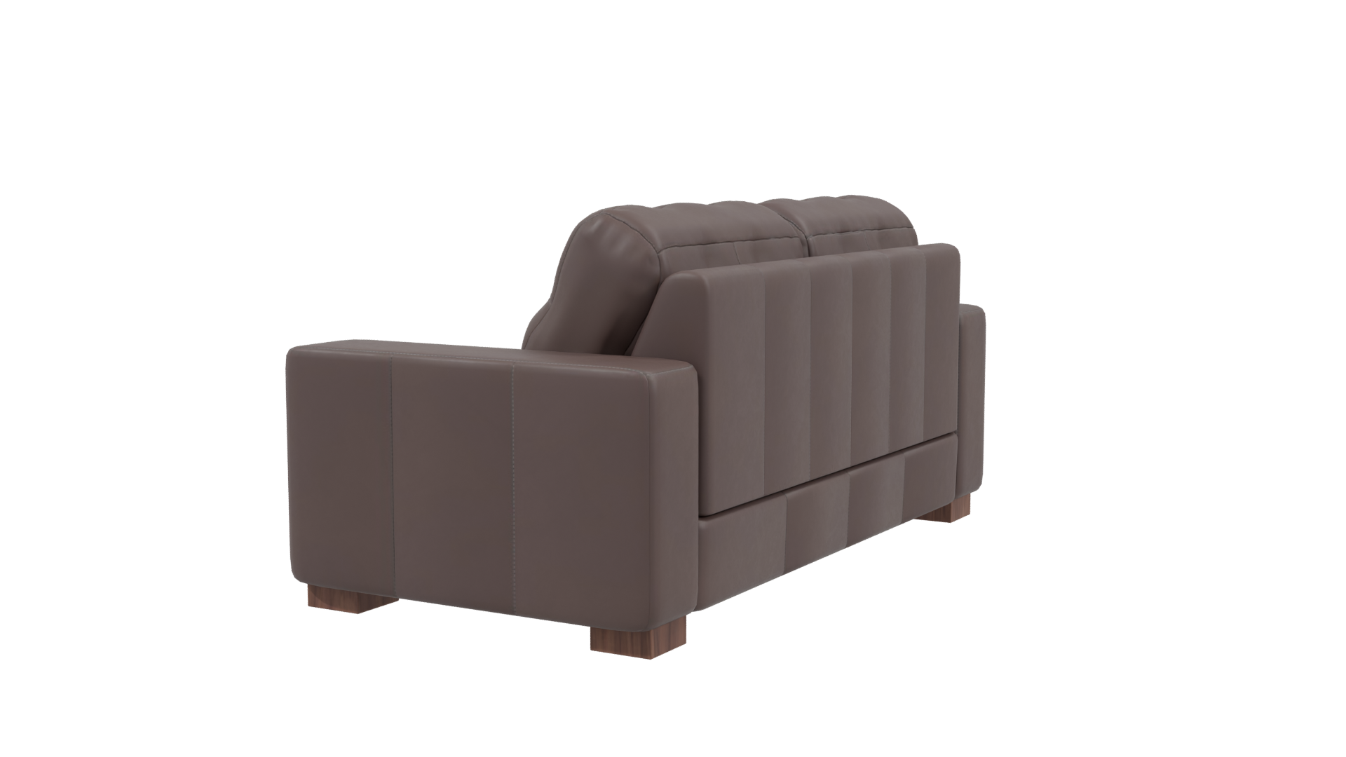 Stylish Brown Sofa 3D Model - Professional 3D Model Render 3