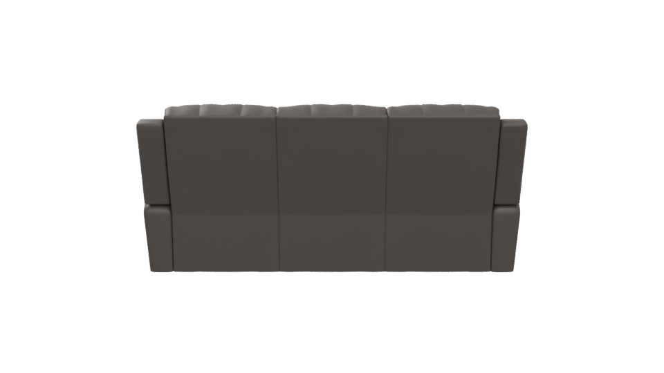 Stylish Brown Leather Sofa 3D Model - Professional 3D Model Render 5