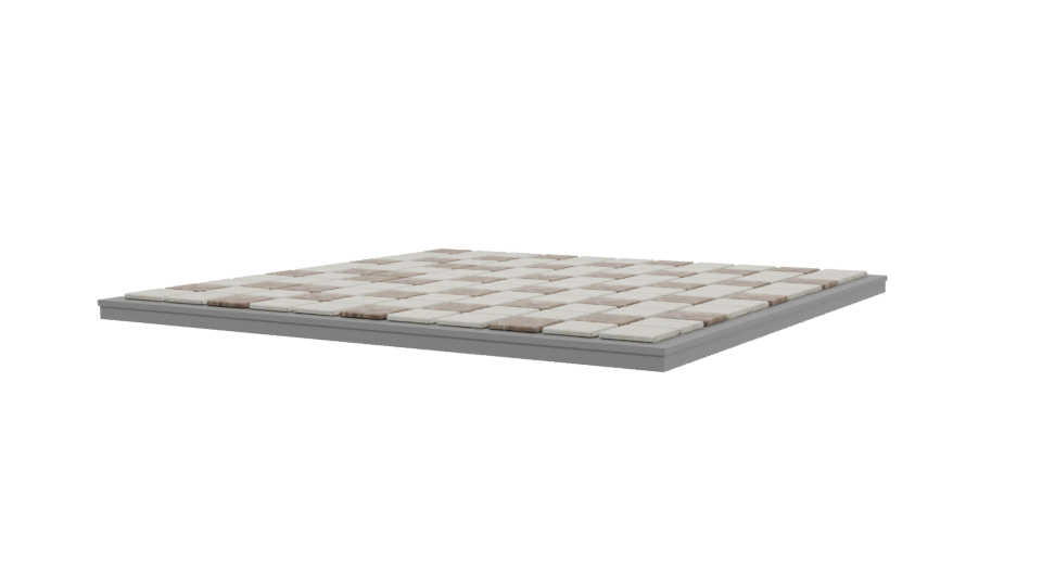 Stylish Ceramic Tile Floor 3D - Professional 3D Model Render 3
