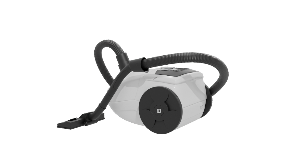 Compact Modern Vacuum Cleaner 3D - Professional 3D Model Render 12
