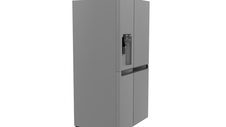 Stylish Refrigerator 3D Model - Professional 3D Model Render 9