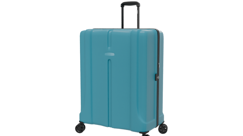 Stylish Hard-shell Travel Suitcase 3D - Professional 3D Model Render 12