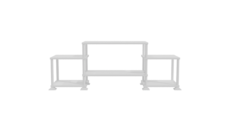 Minimalist Modern Table Set 3D - Professional 3D Model Render 11