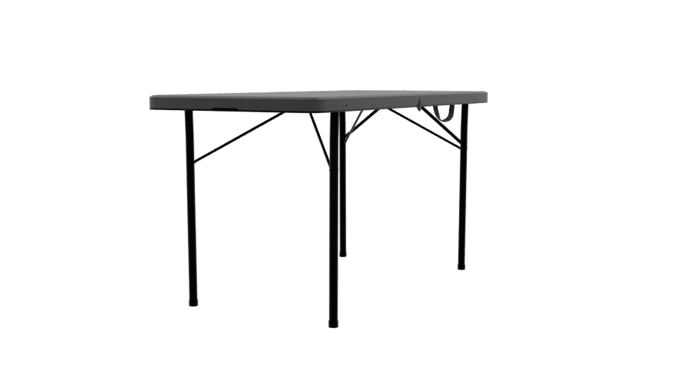 Sleek Modern Folding Table 3D Model - Professional 3D Model Render 9