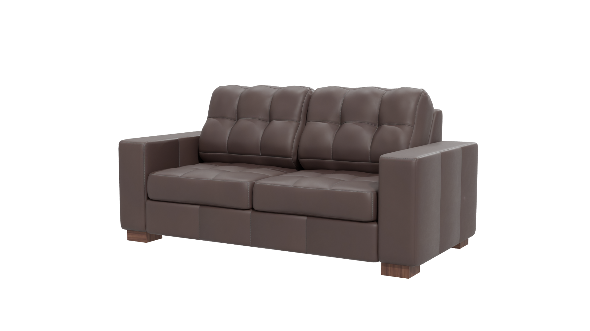 Stylish Brown Sofa 3D Model - Professional 3D Model Render 12