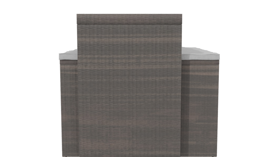 Stylish Outdoor Dining Table Set - Professional 3D Model Render 2