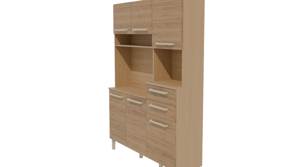 Modern Kitchen Cabinet 3D Model - Professional 3D Model Render 13