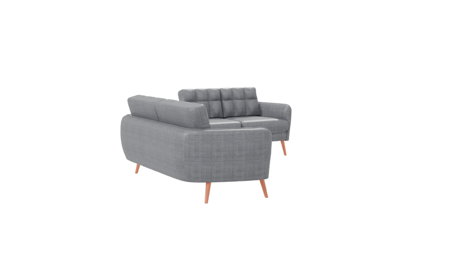 Stylish Modern Sofa Set 3D - Professional 3D Model Render 7