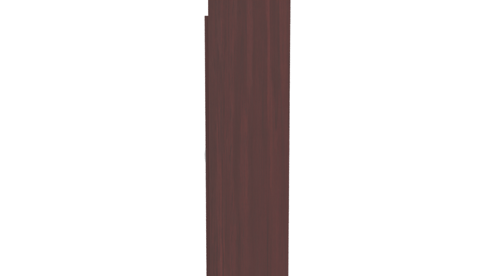 Stylish Wooden Storage Unit 3D - Professional 3D Model Render 2