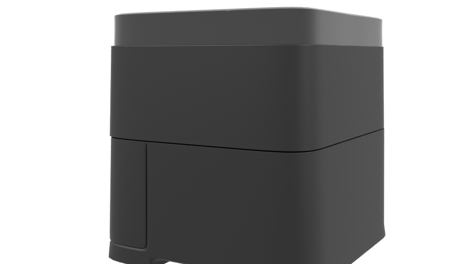 Sleek Air Fryer 3D Model - Professional 3D Model Render 3
