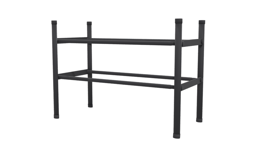 Industrial Metal Frame Table 3D - Professional 3D Model Render 12