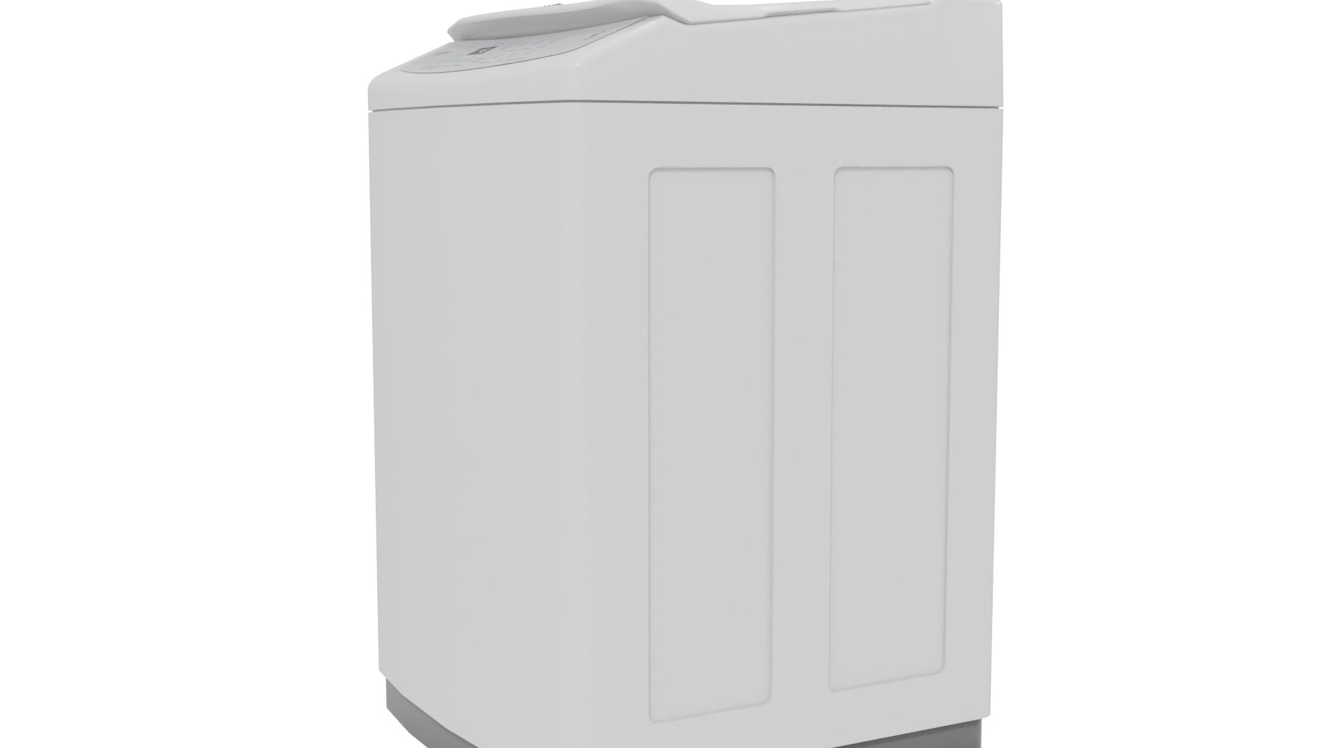 Minimalist Top-Loading Washing Machine 3D Model - Professional 3D Model Render 13