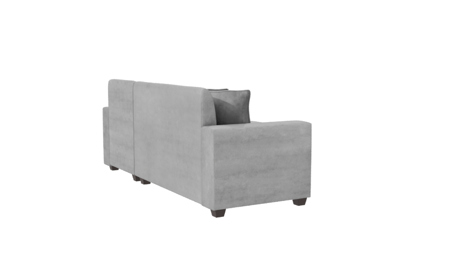 Stylish Modern Sectional Sofa - Professional 3D Model Render 7