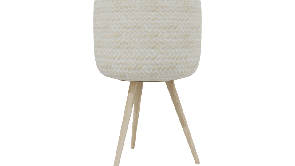 Stylish Plant Pot Stand 3D - Professional 3D Model Render 2