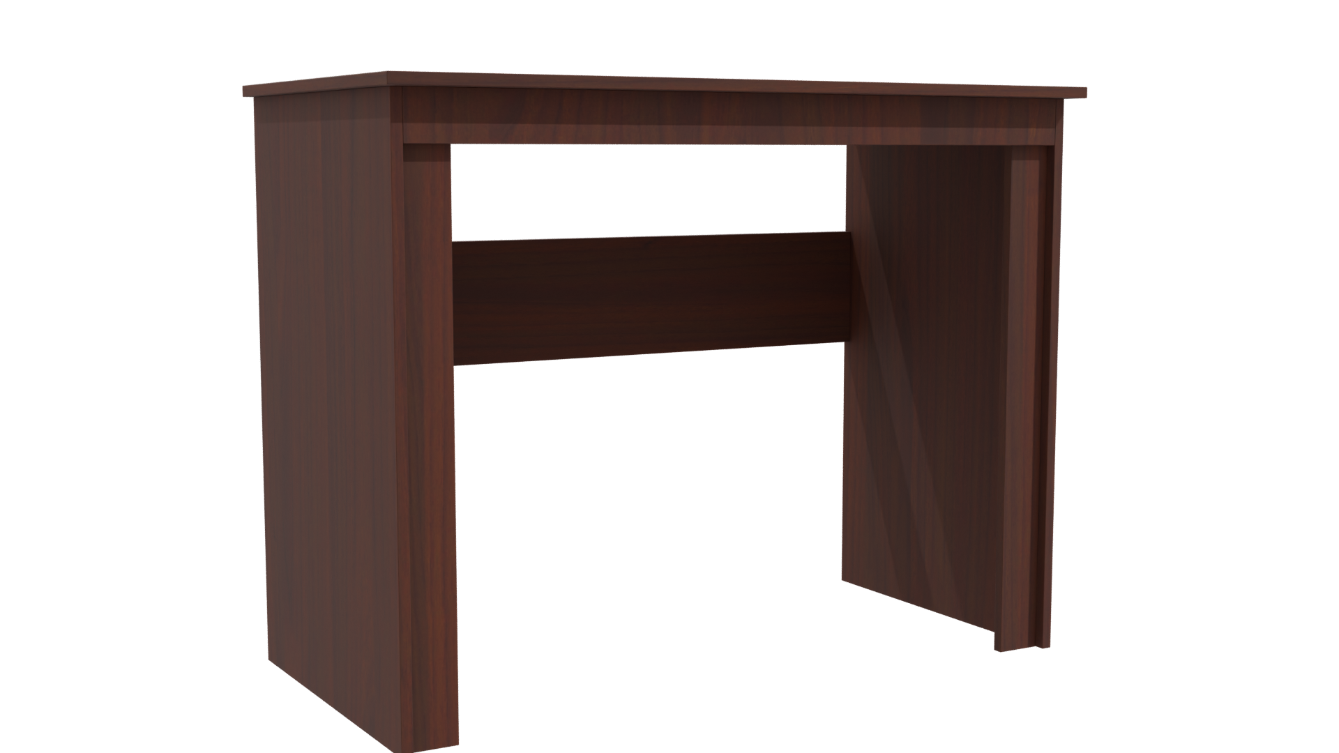 Stylish Wooden Writing Desk 3D - Professional 3D Model Render 10