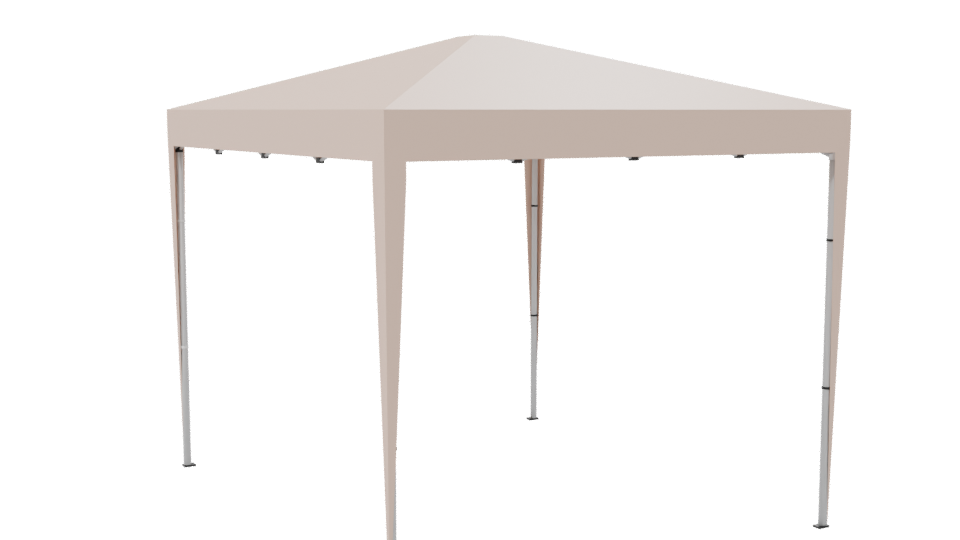 Stylish Outdoor Canopy Tent 3D Model - Professional 3D Model Render 7