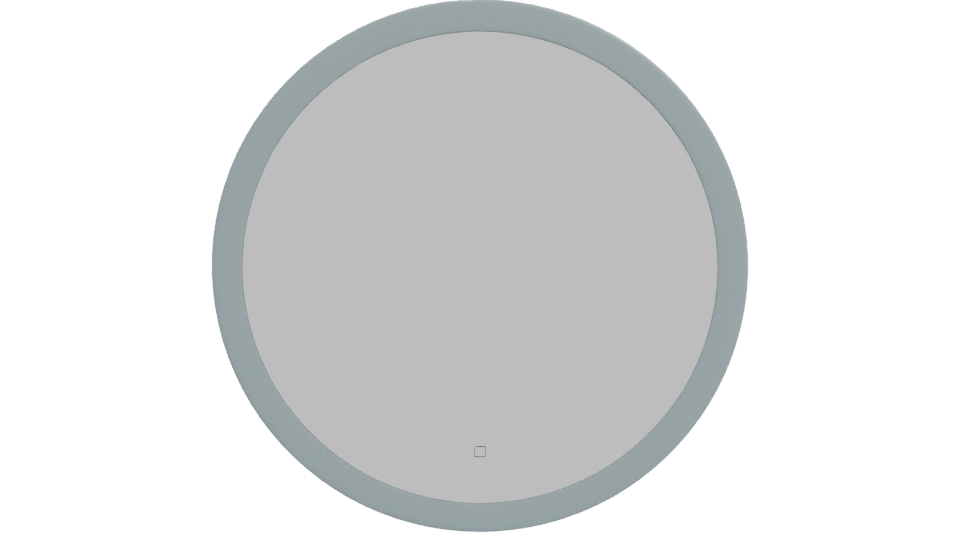 Contemporary Circular Mirror 3D - Professional 3D Model Render 11