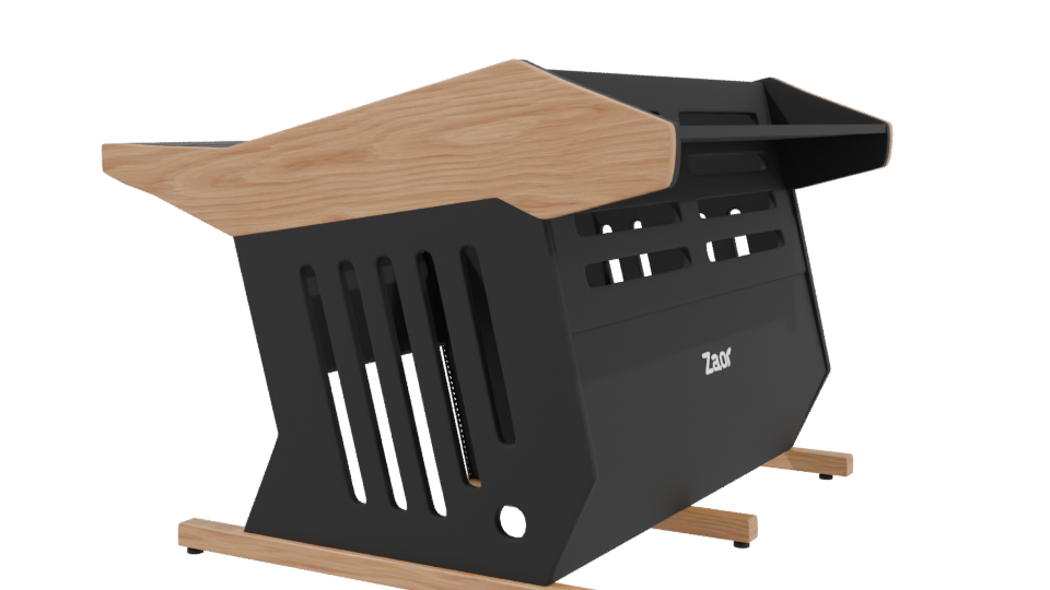 Modern Outdoor Fire Pit 3D - Professional 3D Model Render 3