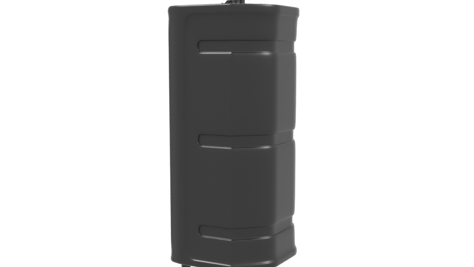 Vibrant Double Speaker 3D Model - Professional 3D Model Render 3