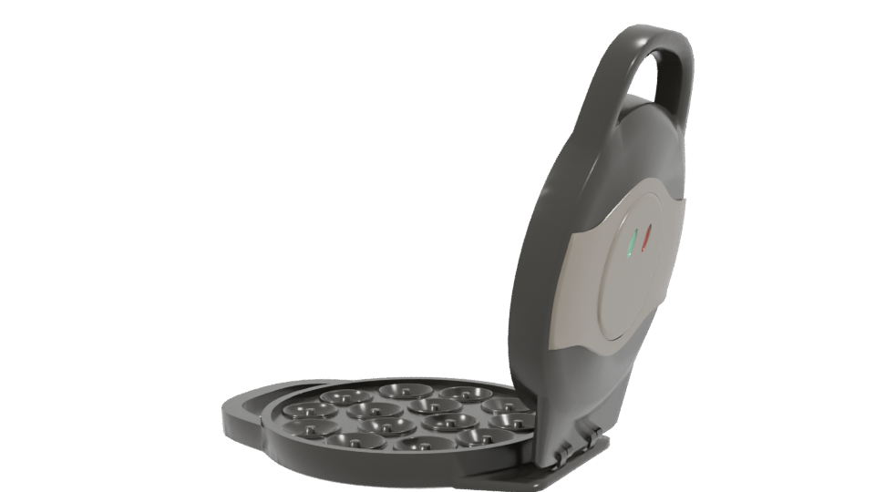 Multi-Cavity Donut Maker 3D - Professional 3D Model Render 3