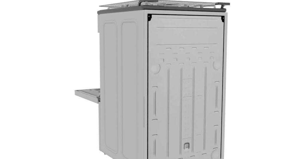 Realistic Kitchen Stove Model - Professional 3D Model Render 4