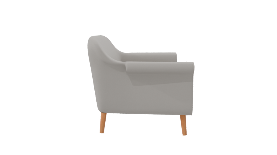 Stylish Modern Two-Seat Sofa - Professional 3D Model Render 8