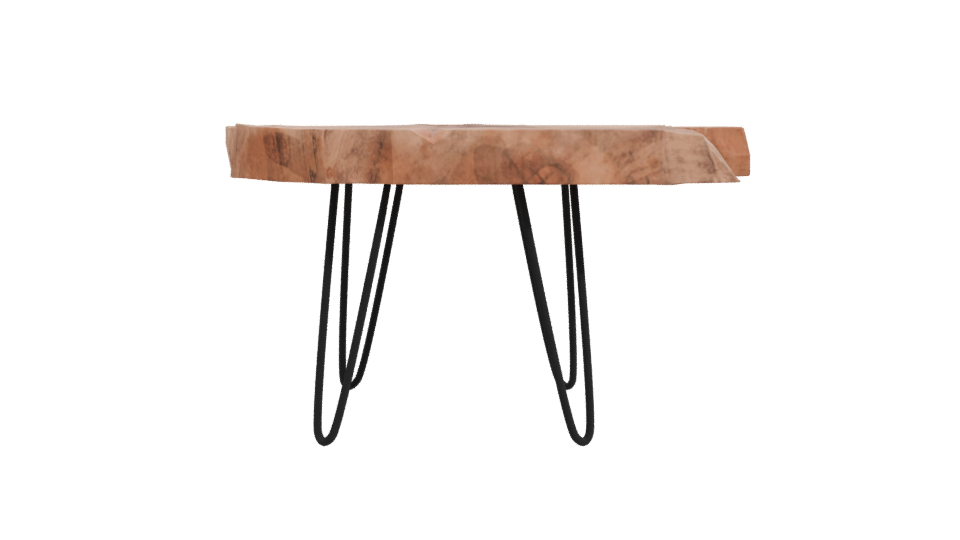 Stylish Wooden Coffee Table 3D Model - Professional 3D Model Render 11