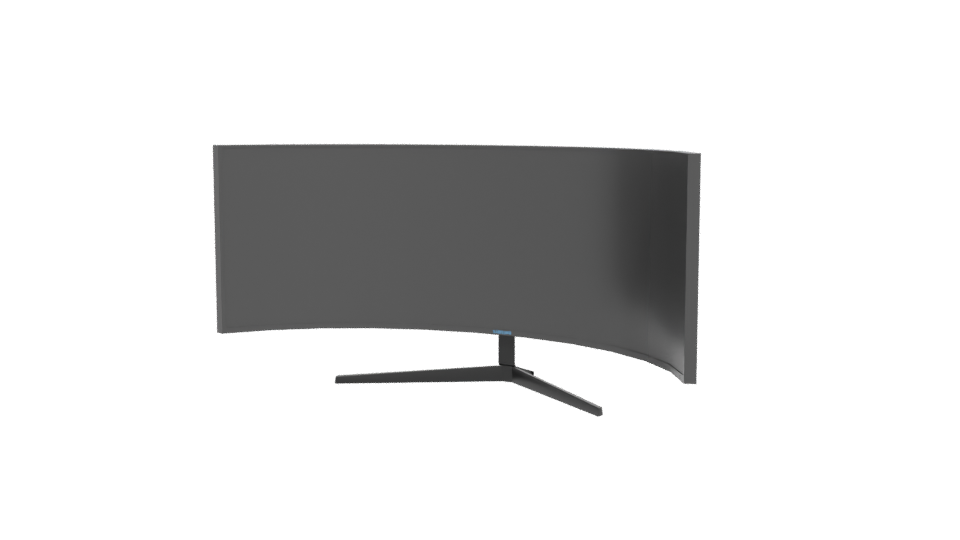Curved Ultra-Wide Monitor 3D Model - Professional 3D Model Render 12
