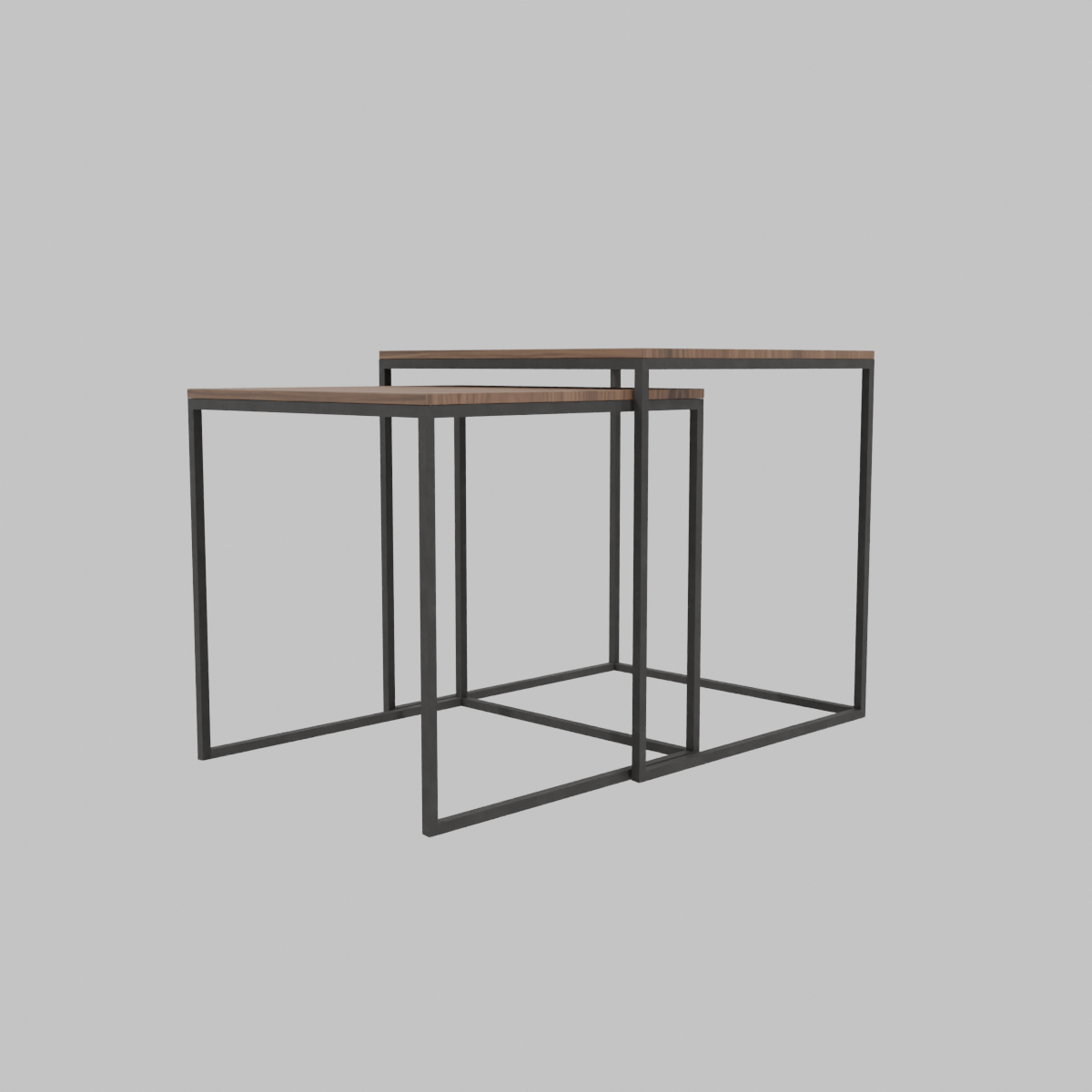 Set 2 Mesas de Centro Cuadradas