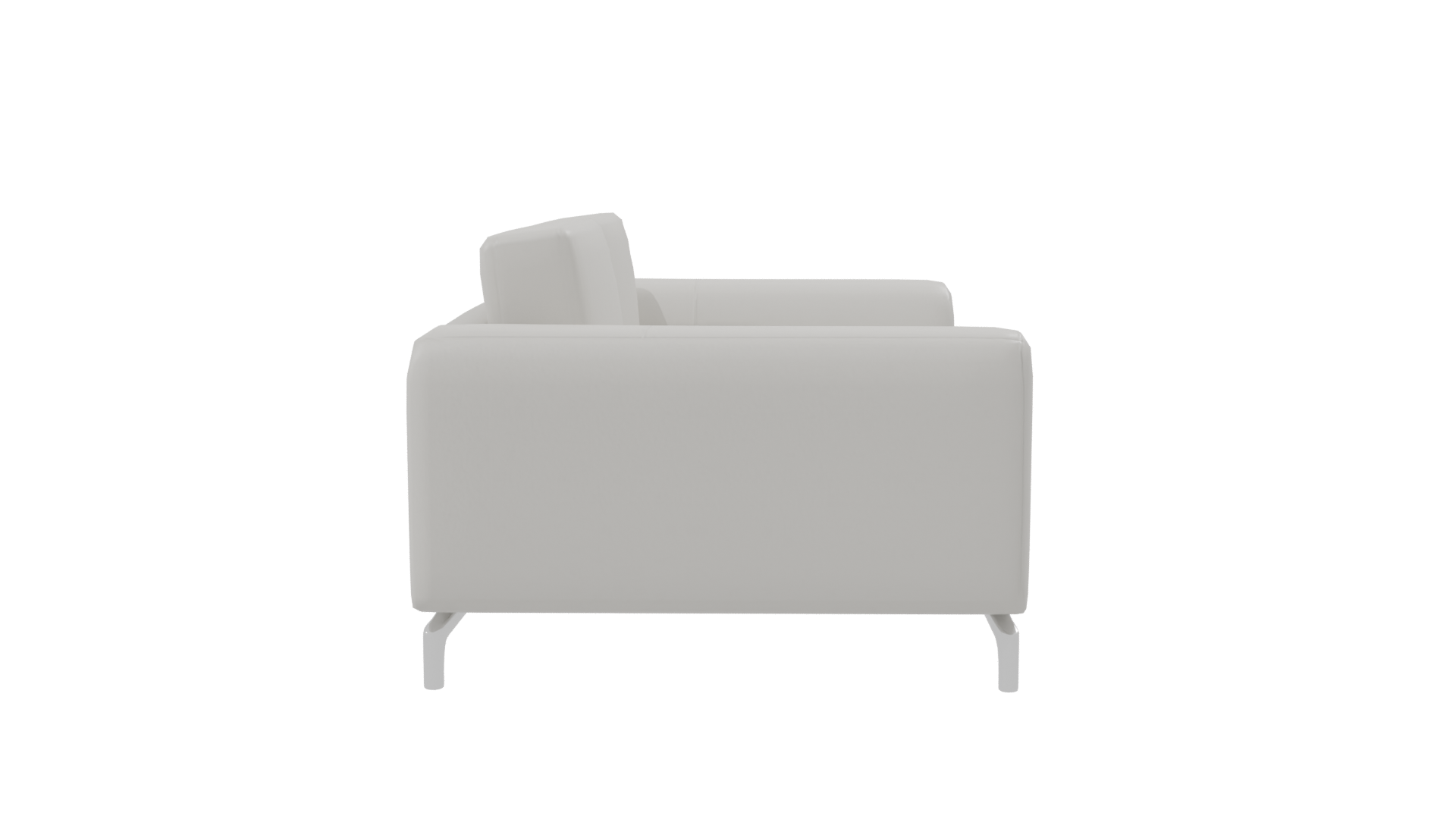 Minimalist White Sofa 3D Model - Professional 3D Model Render 8