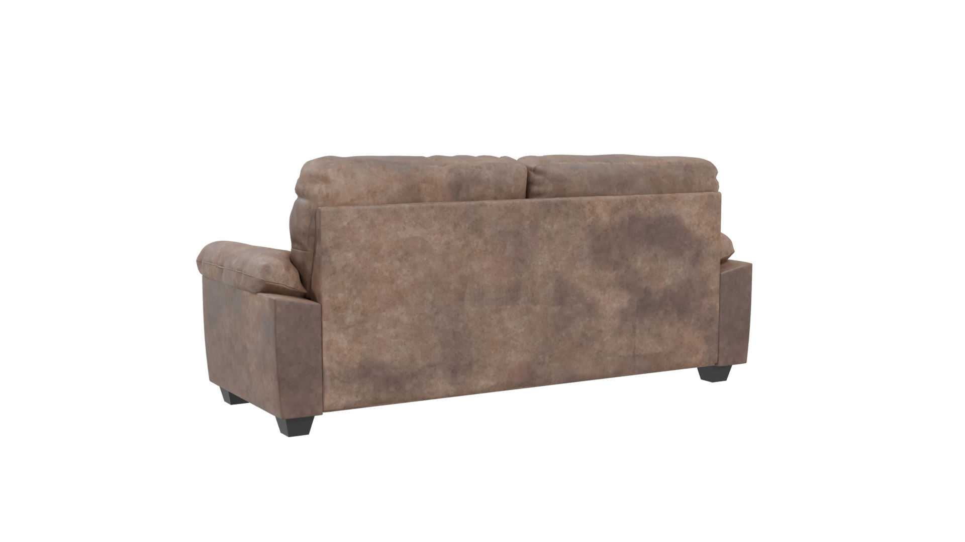Stylish Leather Sofa Model - Professional 3D Model Render 4