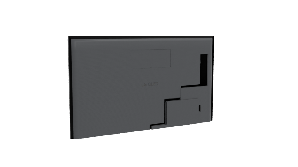 Sleek Modern Television 3D Model - Professional 3D Model Render 4