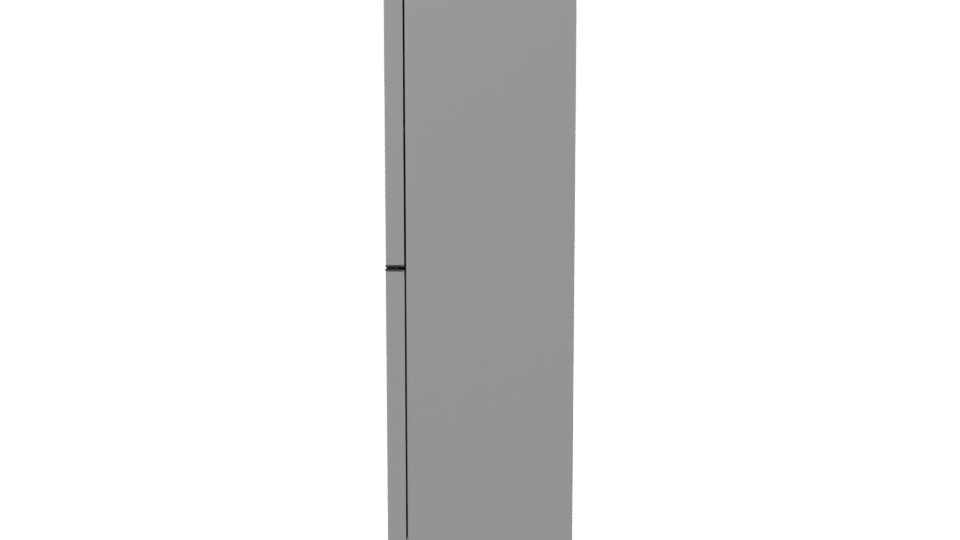 Sleek Modern Refrigerator 3D Model - Professional 3D Model Render 2