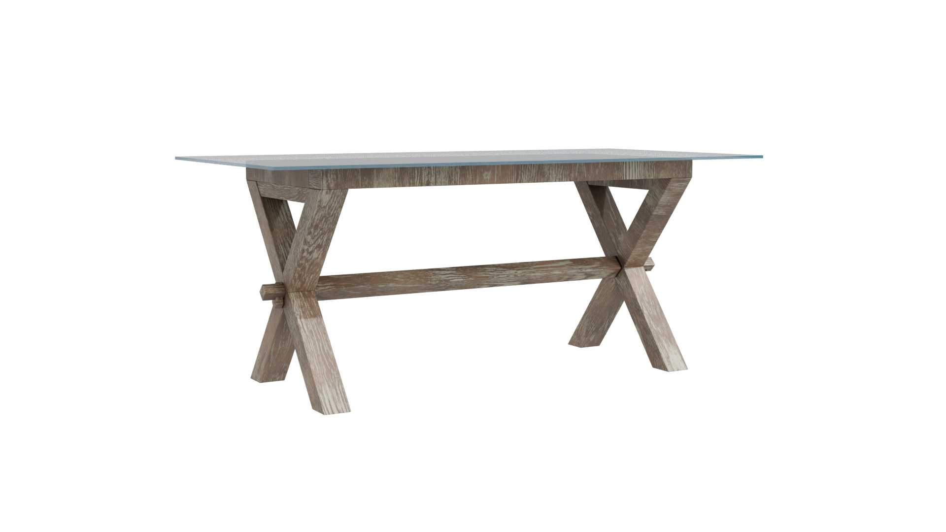 Stylish Wooden Dining Table Model - Professional 3D Model Render 10