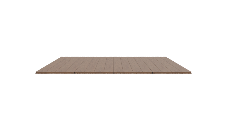 Wooden Panel Floor 3D Model - Professional 3D Model Render 8