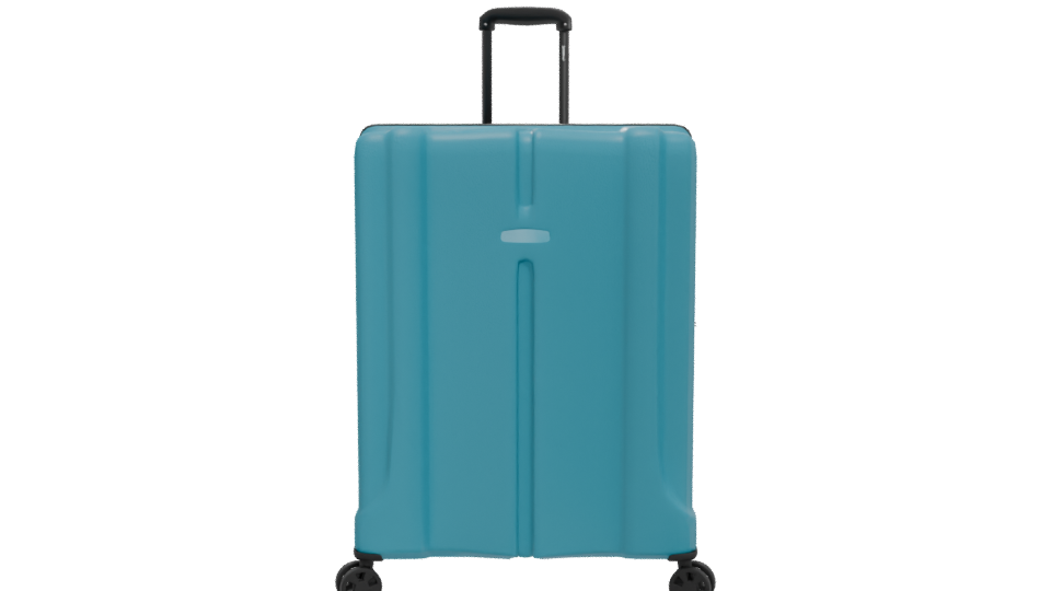 Stylish Hard-shell Travel Suitcase 3D - Professional 3D Model Render 11