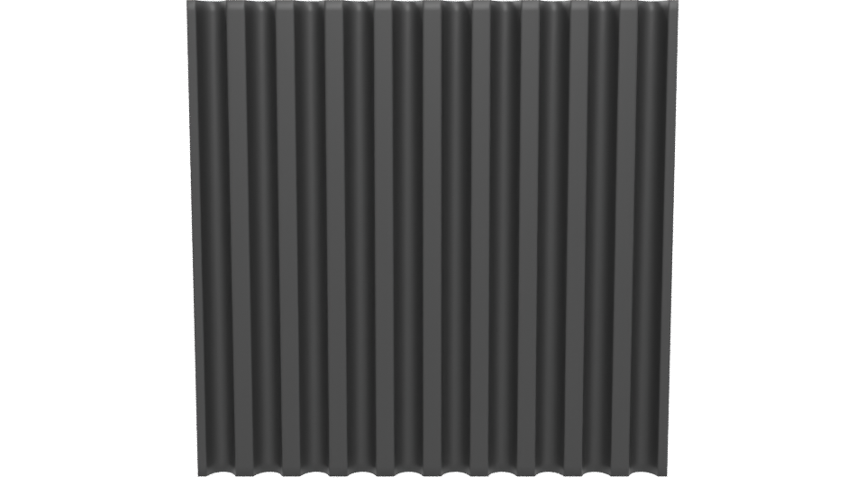 Stylized Industrial Wall Panel 3D - Professional 3D Model Render 5