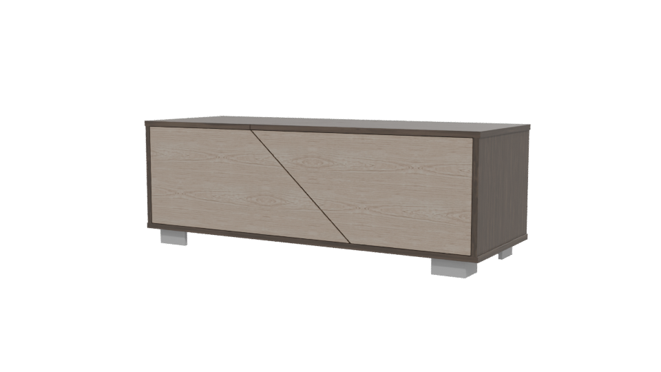 Stylish Modern Media Console 3D - Professional 3D Model Render 12