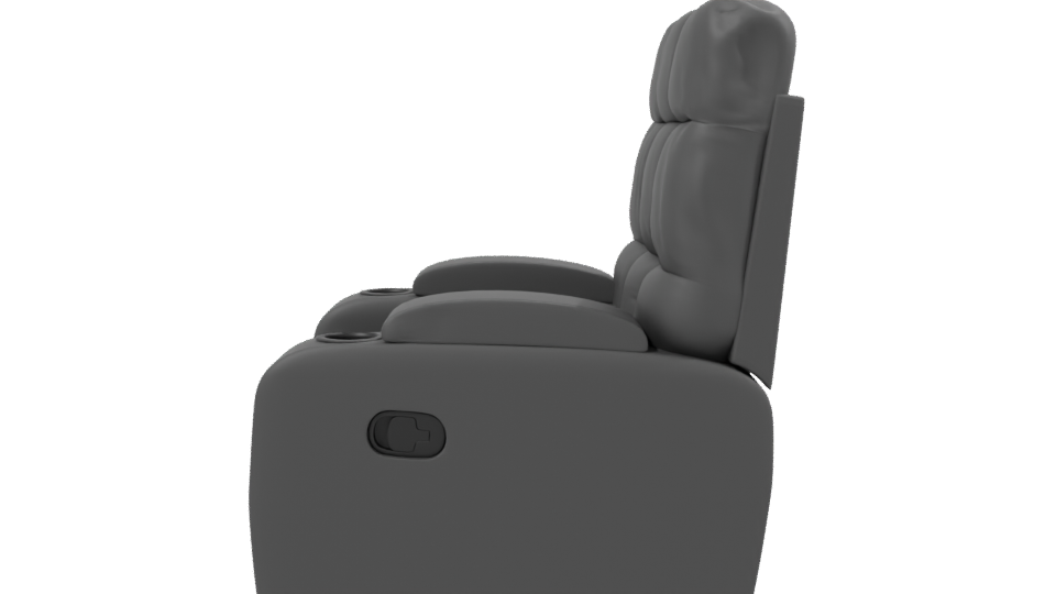 Luxurious Recliner Sofa 3D Model - Professional 3D Model Render 2