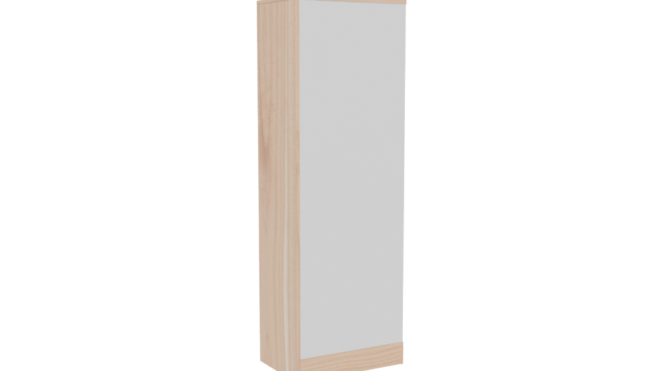 Minimalist Storage Cabinet 3D Model - Professional 3D Model Render 4