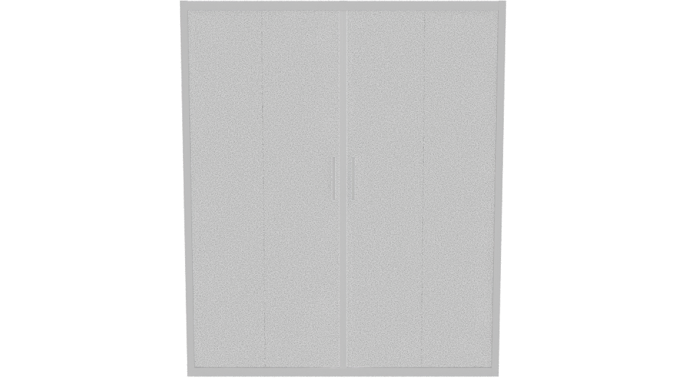Stylish Double Glass Door Model - Professional 3D Model Render 11