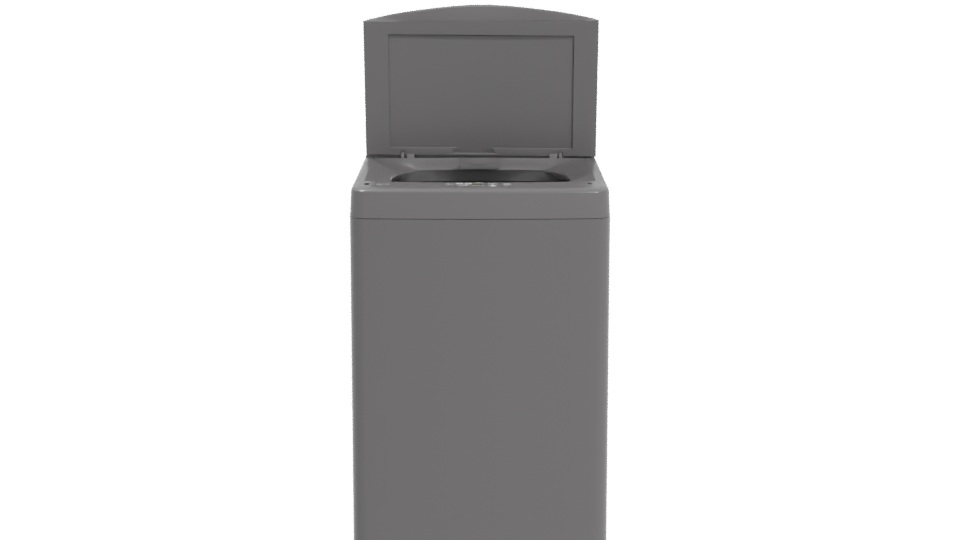 Compact Top-Loading Washing Machine 3D - Professional 3D Model Render 11
