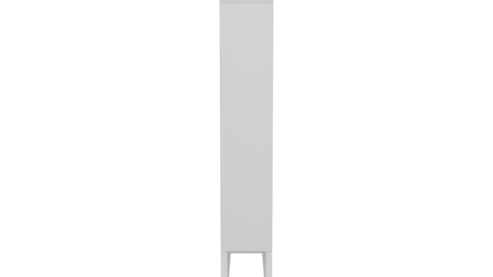 Elegant Minimalist Storage Cabinet 3D Model - Professional 3D Model Render 5