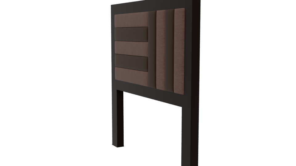 Elegant Modern Bed Headboard 3D - Professional 3D Model Render 13