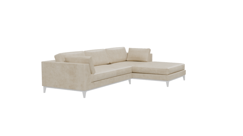 Contemporary Sofa Sectional 3D Model - Professional 3D Model Render 12